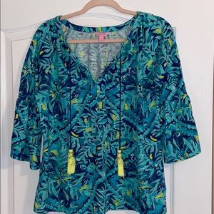 Lilly Pulitzer Marilina Tunic Top 👚 🌴